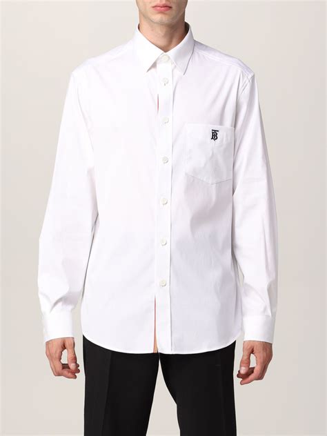 burberry white long sleeve shirt.